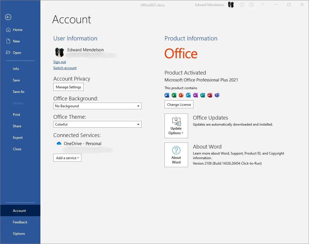 Microsoft Office 2021 - 1 Jaar – afbeelding 2